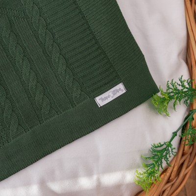 Manta de Linha Luxo - Verde Militar